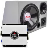 Caixa Som Dutada Trio 390w Subwoofer 12 + Mod Stetsom Cl950