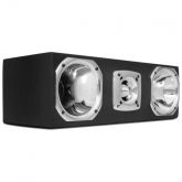 Caixa Corneteira Musicall Corneta Curta 2 Drivers e 1 Tweeter 120W Preto