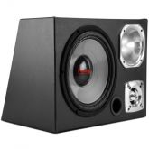 Caixa Som Dutada Trio 390w Rms Subwoofer 12 + Driver Tweeter Preta